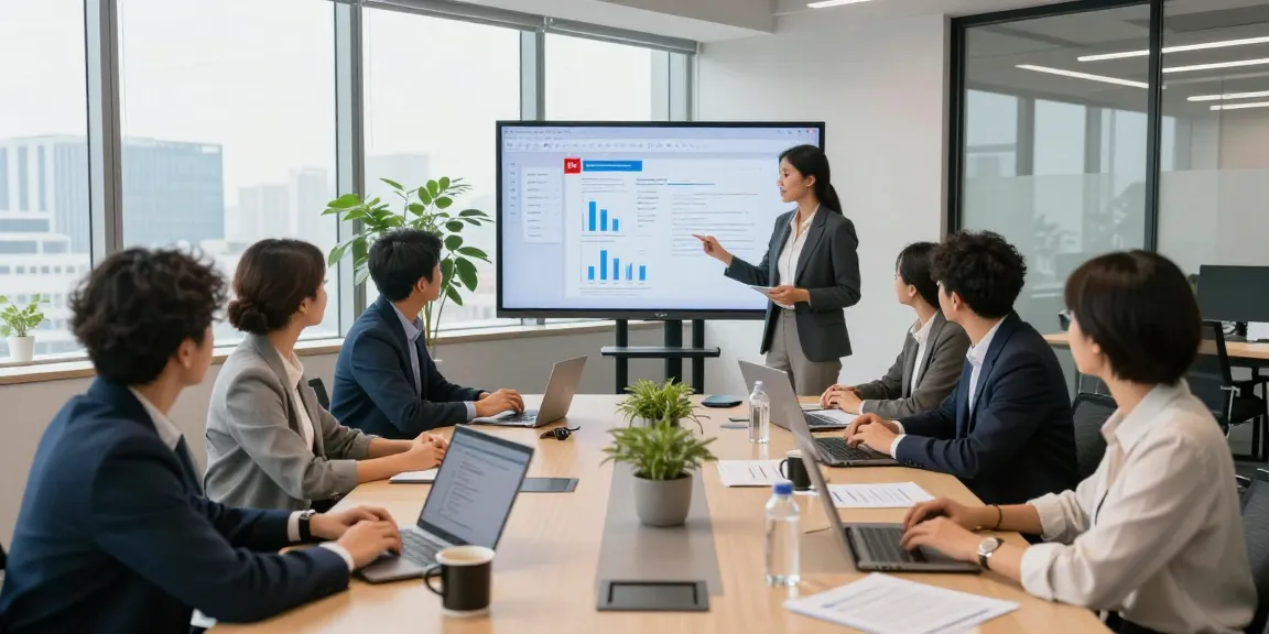 Team collaboration in a modern office showcasing WPS Official Website applications.